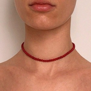 red NECKLACE